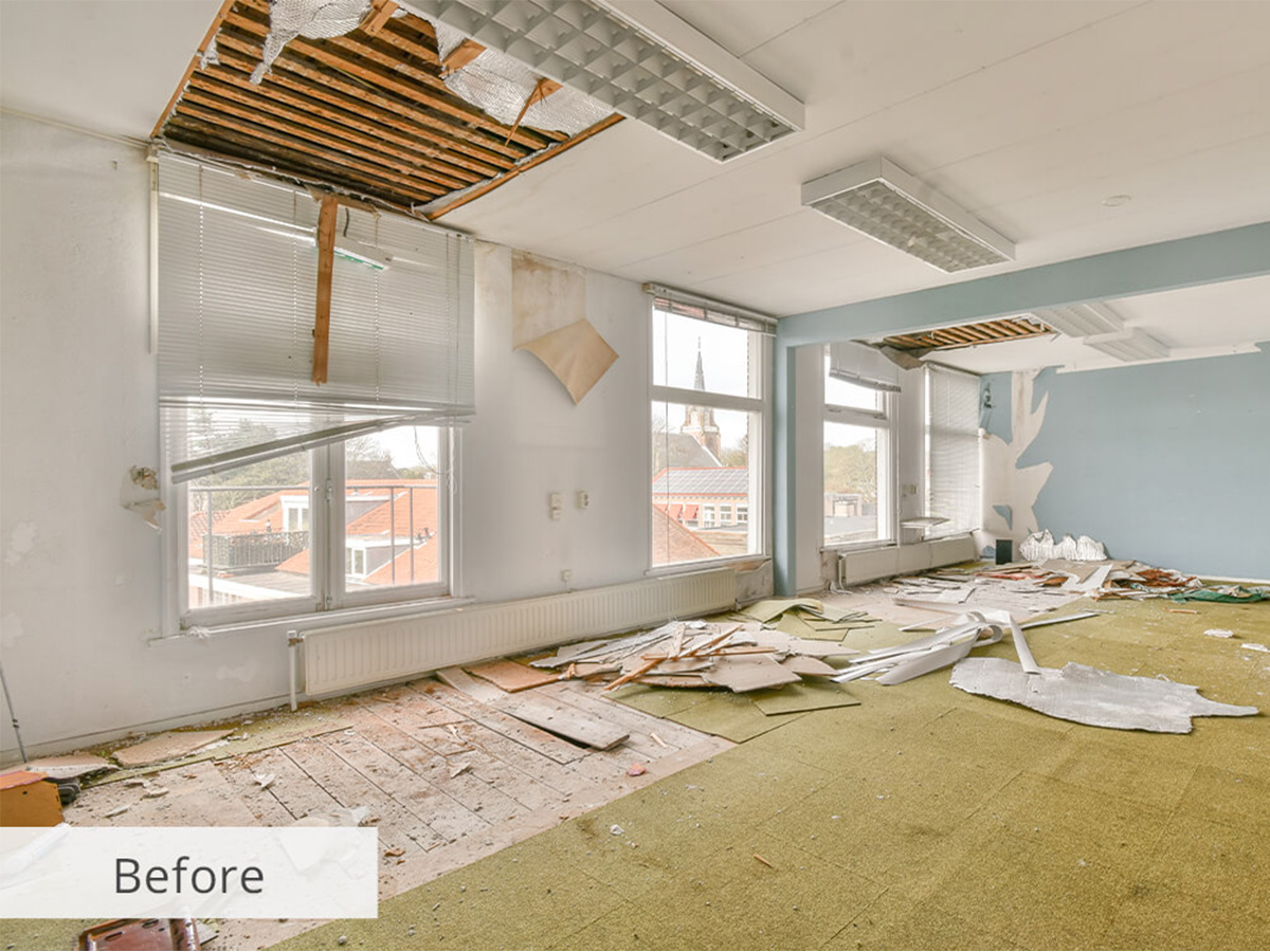 Before Commercial Renovation